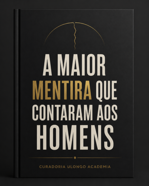 Capa do e-book A Maior Mentira que Contaram aos Homens, série O Homem Africano, Ulongo Academia