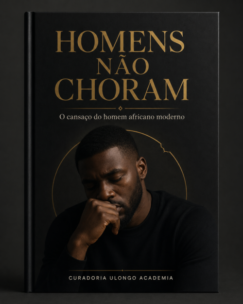 Capa do e-book Homens Não Choram, série O Homem Africano, Ulongo Academia