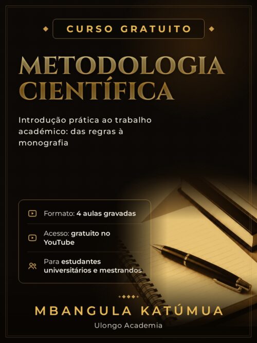 Curso Gratuito – Metodologia Científica